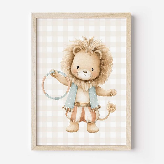 obrazy i plakaty do pokoju dziecięcego Plakat Na Ścianę Dla Dzieci Bajkowy Cyrk nr. 3