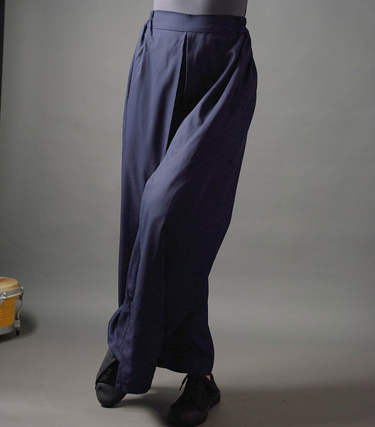 spodnie materiałowe damskie Spodnie-fartuch-spódnica czarne lub granatowe