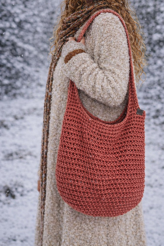 torby na ramię Torba ze sznurka konopnego