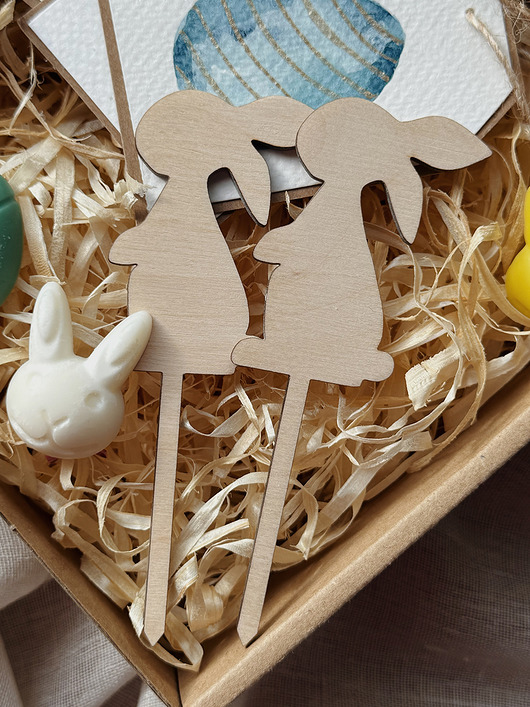 ozdoby wielkanocne Mini topper zajączek