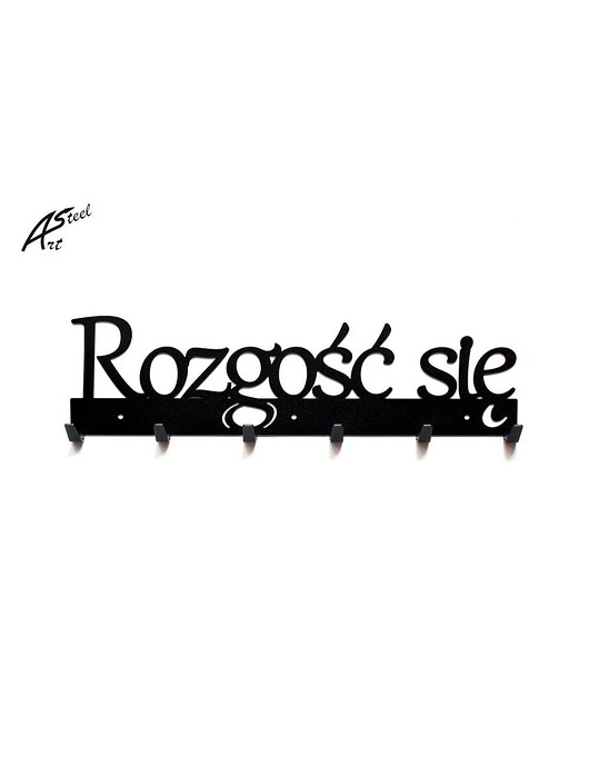 Wieszak na ubrania Rozgość się Prezent Pomysł ArtSteel
