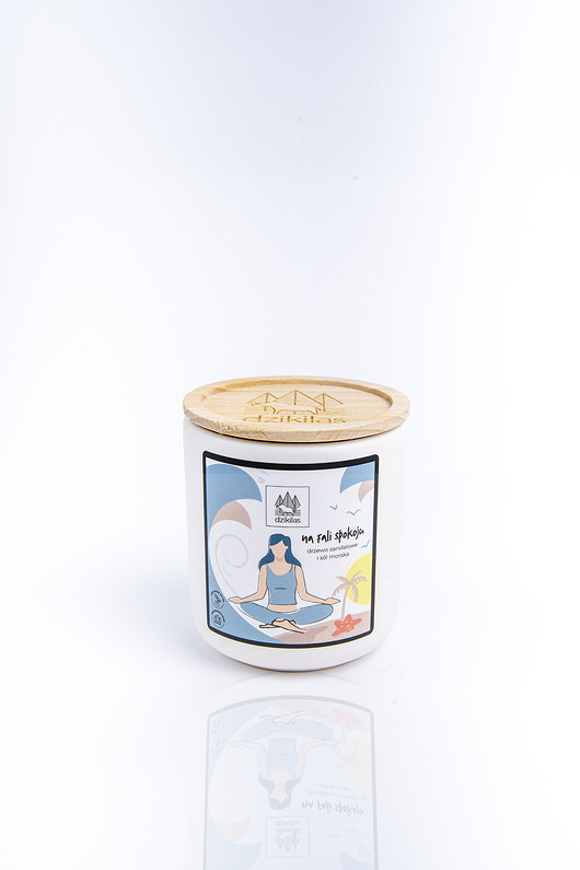 świece zapachowe Na fali spokoju S - mała świeca rzepakowa