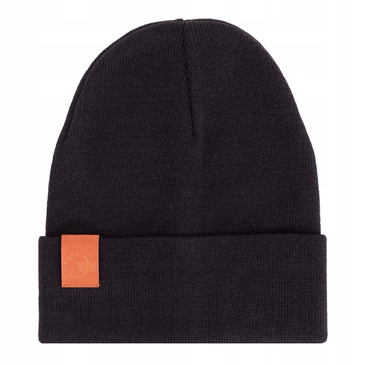 czapki dziecięce Czapka beanie czarna zimowa - 7 lat+ & Adults