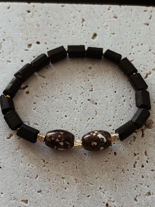 biżuteria męska Bransoletka męska Turmalin i Jaspis