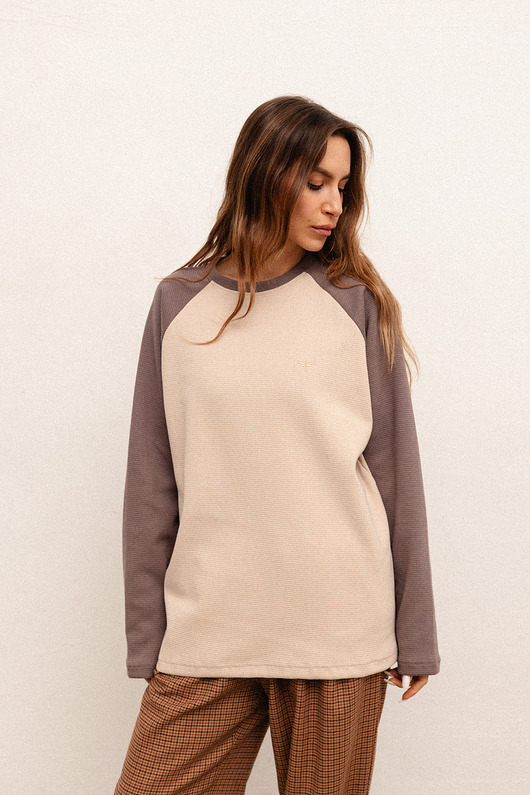 bluzki z długim rękawem damskie Longsleeve SEAN