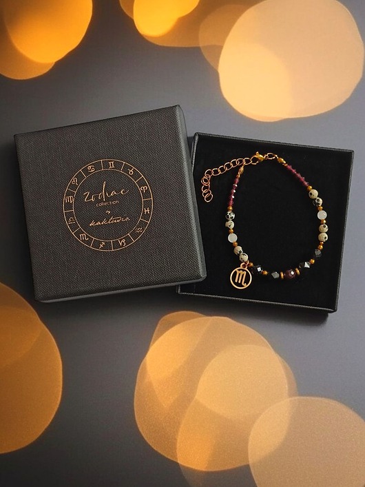 bransoletki z kamieni naturalnych SKORPION - zodiac collection - PREMIUM - nowa wersja