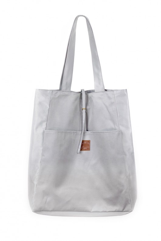 Shopper WODOOPORNY / srebrny Aga Prus