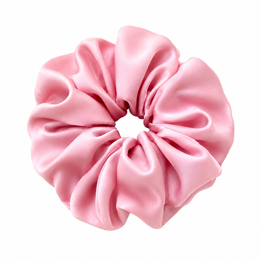 gumki do włosów Scrunchie różowa - bo Twoje włosy też chcą luksusu