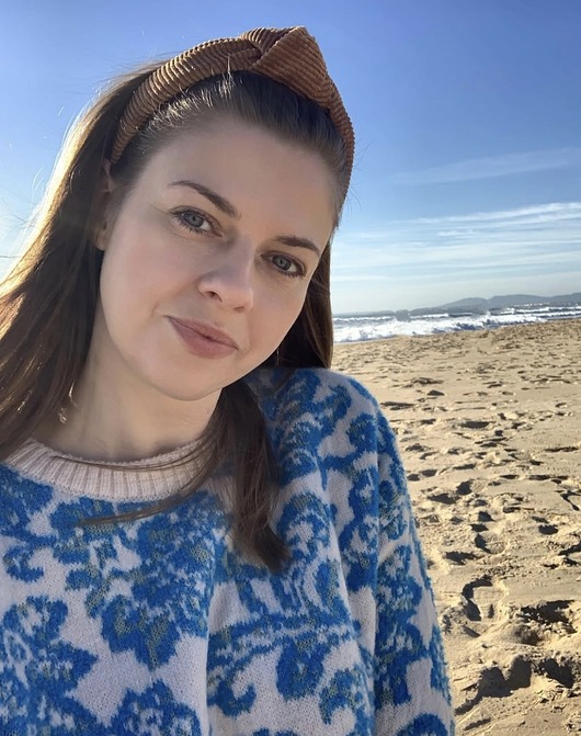 opaski do włosów Sztruksowa opaska supełkowa Hazelnut