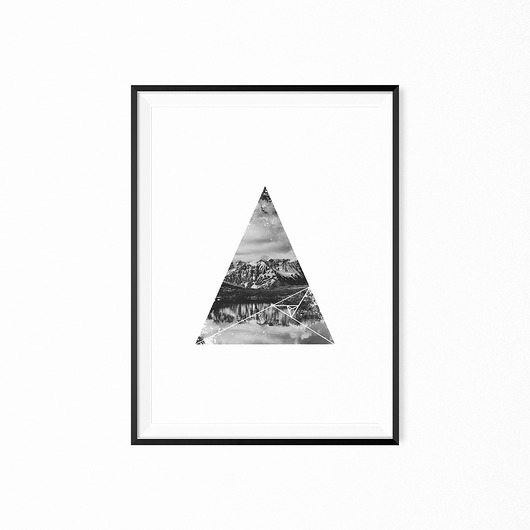 Plakat skandynawski geometryczny myscandi