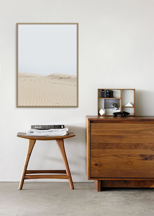 Plakat skandynawski minimalistyczny Sand A4 myscandi