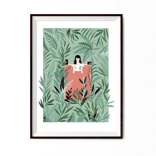 grafiki i ilustracje Kąpiel