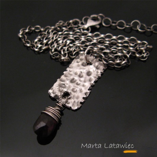 Naszyjnik >Ruby fountain< Marta Latawiec