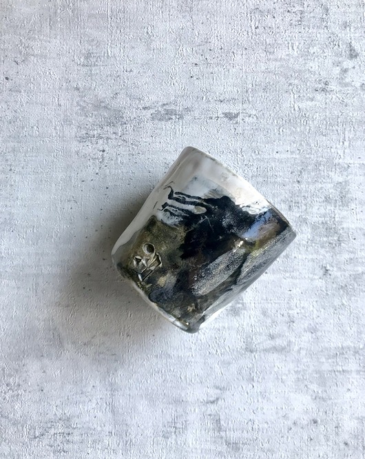 Kubek/ czarka ceramiczna Projekt Ładniej