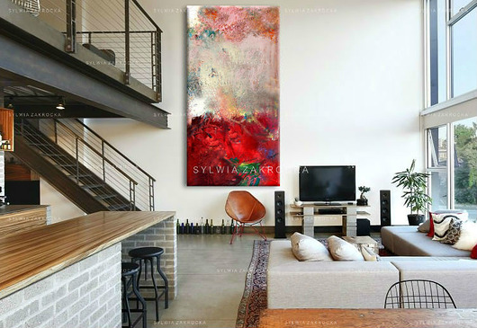 Obrazy do salonu art and texture