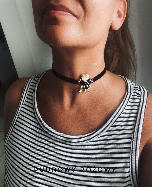 chokery Naszyjnik  Glamour z Dziewczynką New
