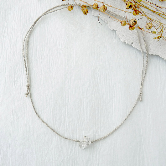 naszyjniki - inne Kryształ górski naszyjnik simple