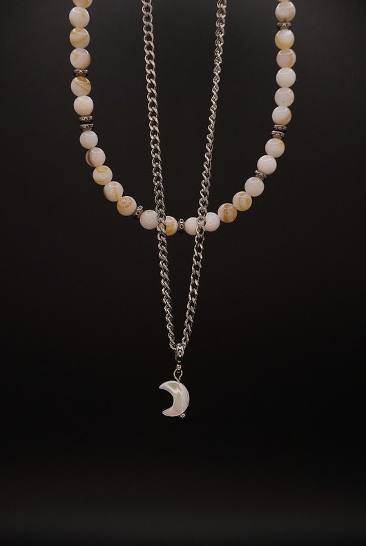 kolie Naszyjnik Moonlight Shell