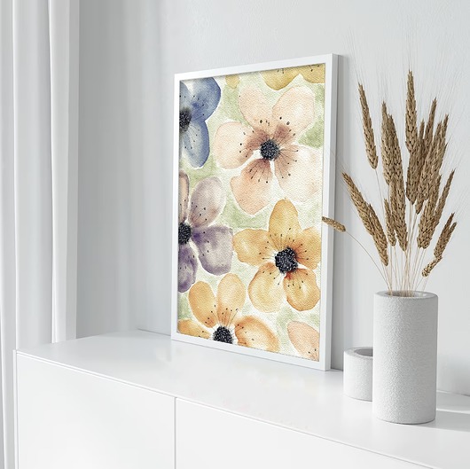 plakaty Plakat Pastelowe kwiaty