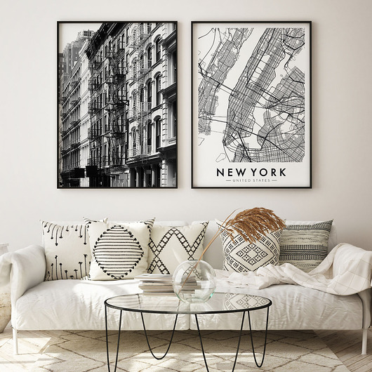 plakaty Zestaw plakatów - Nowy Jork v2