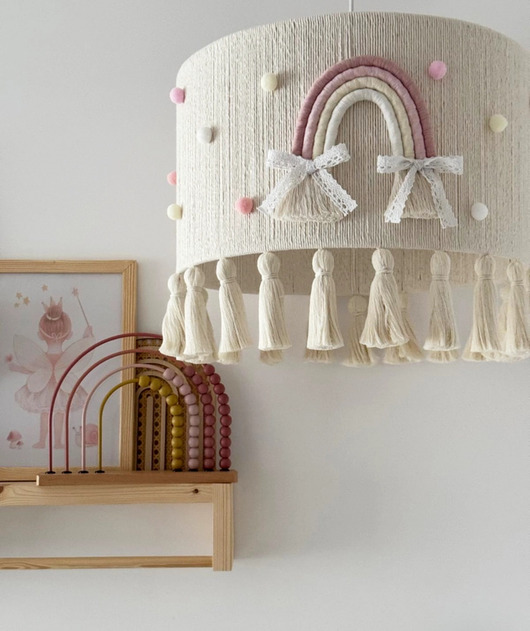 lampy do pokoju dziecka Duży klosz do pokoju dziecka 45 cm