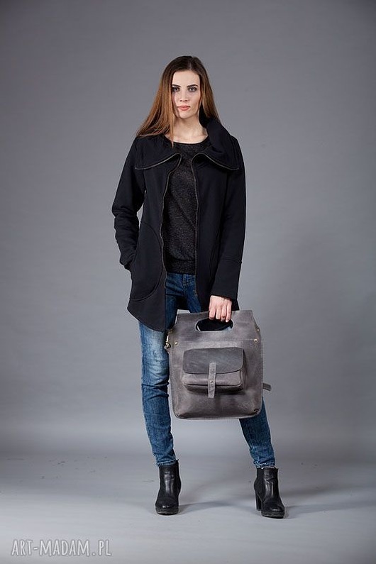 bluza bez kaptura damska Bluza damska,długa bluza ze stójką