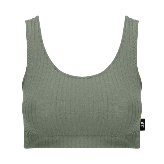 biustonosze damskie Top RIB Sage Green