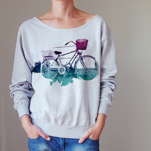 Rower Oversize  Podszyty dekolt Z ONE MUG A DAY