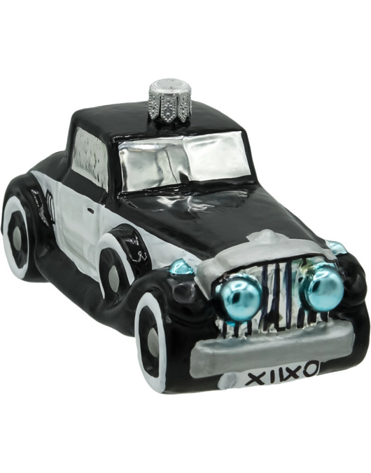 ozdoby choinkowe Bombka choinkowa: Retro samochód: czarny