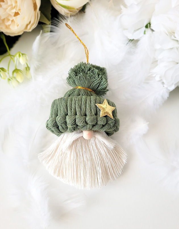 ozdoby choinkowe Mikołaj w czapce