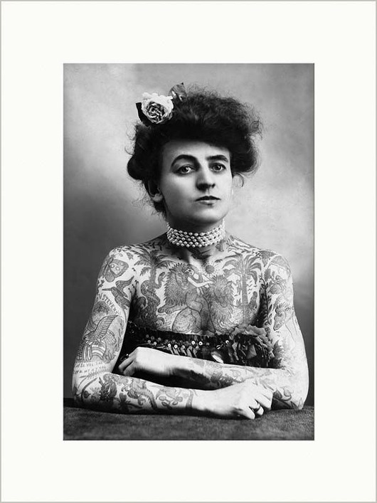 fotografia Maud-wagner tatuazystka
