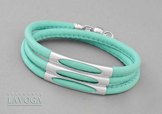 Bracelet in mint. Lavoga