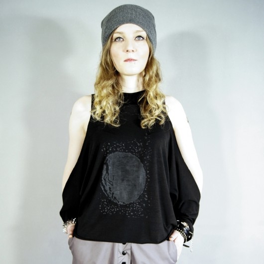 &#9792; blouse - "Dark Side is the answer" Si Haute Fashion