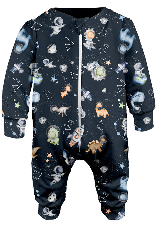 body i śpiochy niemowlęce Niemowlęcy rampers bambusowy JORUNN galaxy
