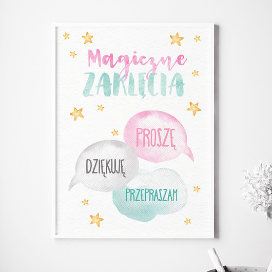 PLAKAT MAGICZNE ZAKLĘCIA P047 Yoko Design