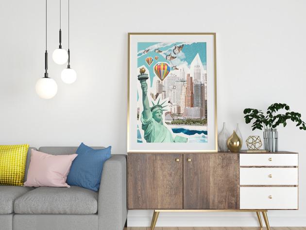 plakaty Plakat AMERICAN DREAM (KOLAŻ)