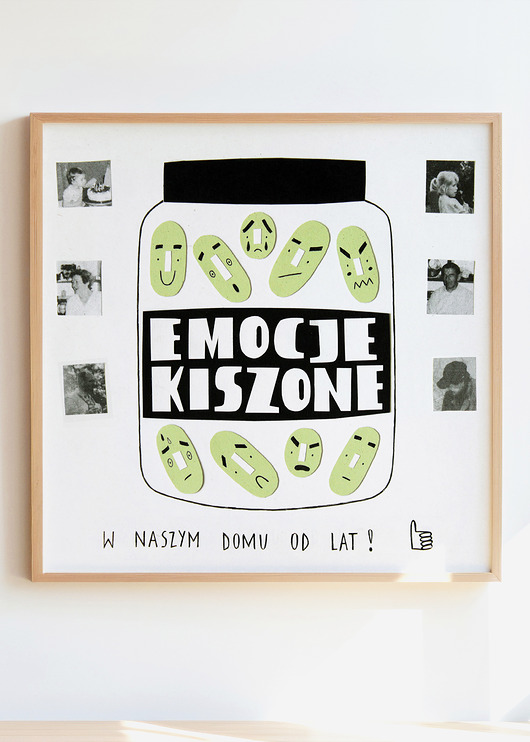 plakaty Plakat Emocje kiszone