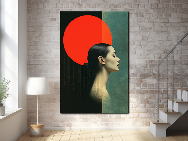 plakaty Pył księżycowy - Plakat - Druk - Kolaż, Abstrakcja, Surrealizm, Loft #11