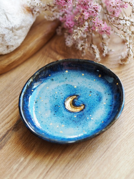 pojemniki na biżuterię Spodek na biżuterię lub palo santo