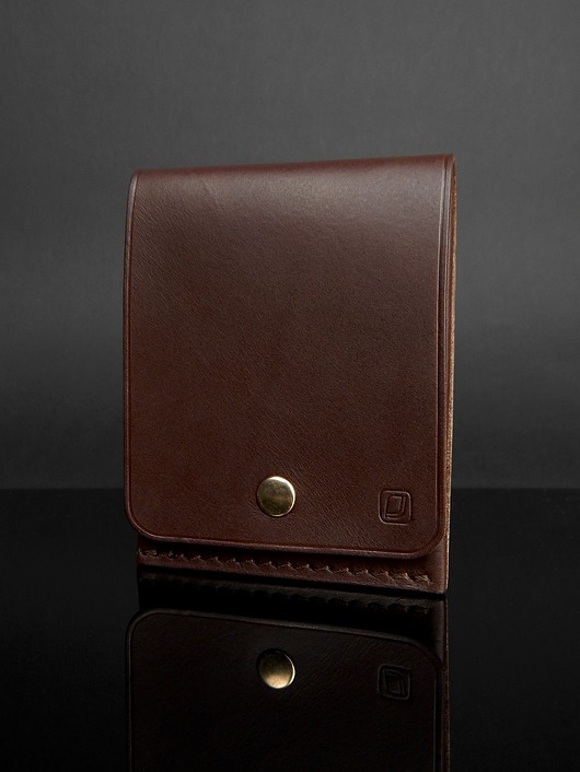 portfele męskie Hidden Billfold - Czekoladowy Brąz