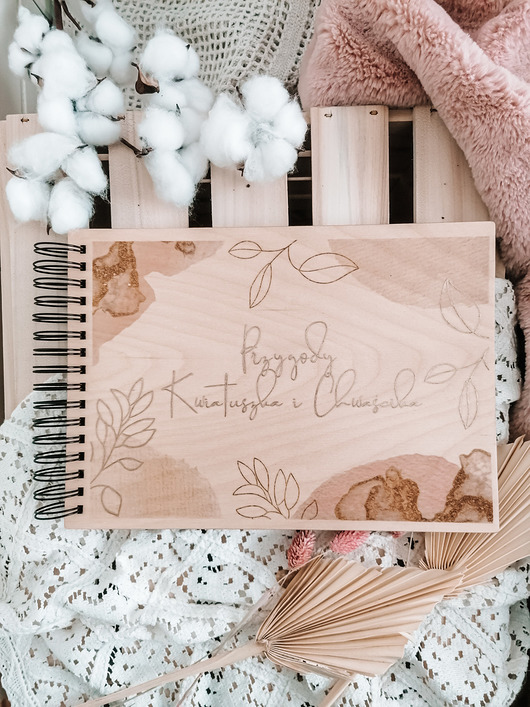księgi gości i albumy ślubne BOHO ROMANTIC 2  album na zdjęcia wklejane prezent ślubny
