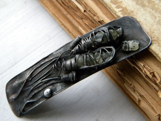 szuwary - klamra do włosów Beata Trotter