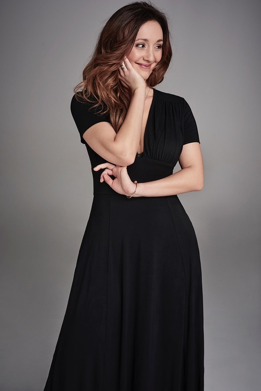 Sukienka maxi VESPER black RISK MADE IN WARSAW