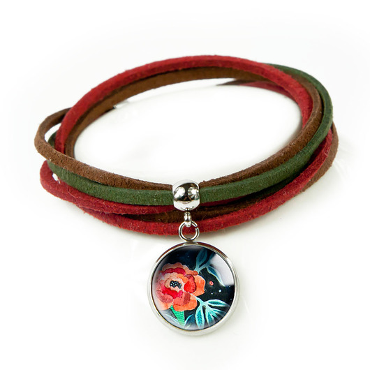 ROSE bransoletka z rzemieniami muamua design