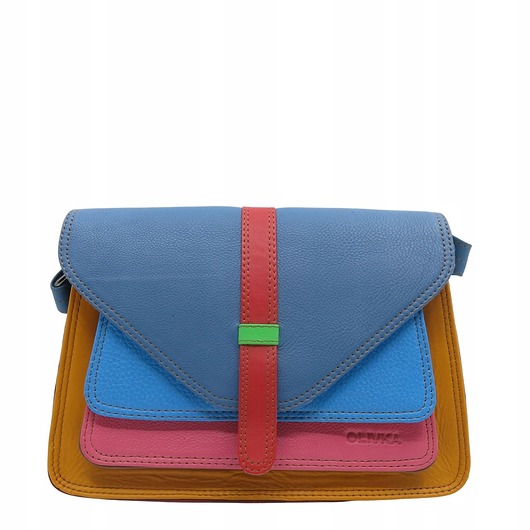 torby na ramię Torebka damska klasyczna elegancka skórzana na ramię pasek OLIVKA