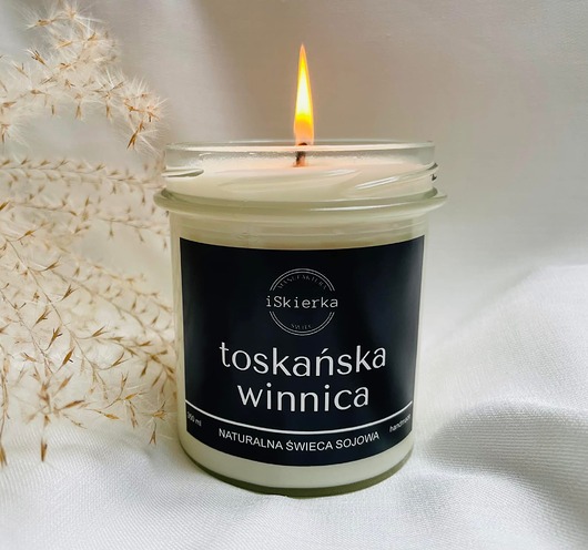 świece zapachowe TOSKAŃSKA WINNICA świeca sojowa 300 ml