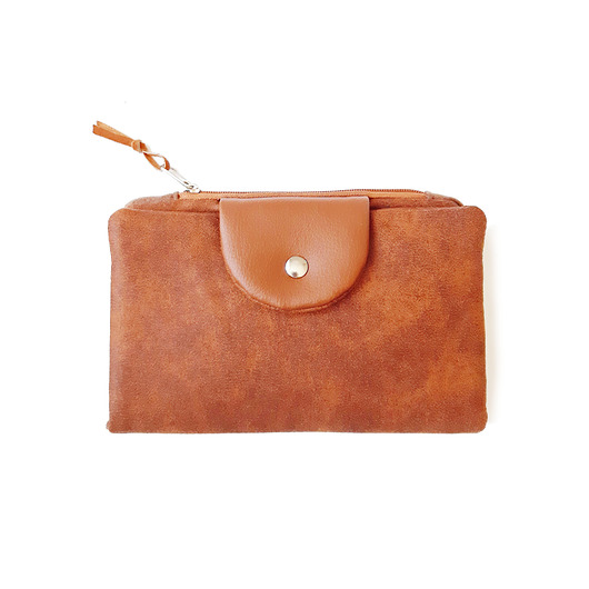 portfele damskie Portfel Boho Maxi - Rudy