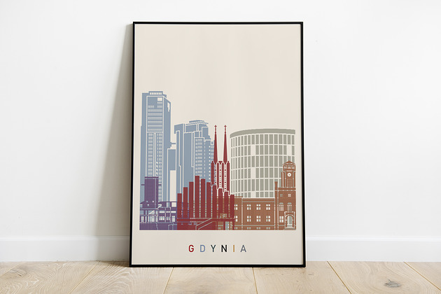 Gdynia plakat, grafika, obraz Pas De LArt