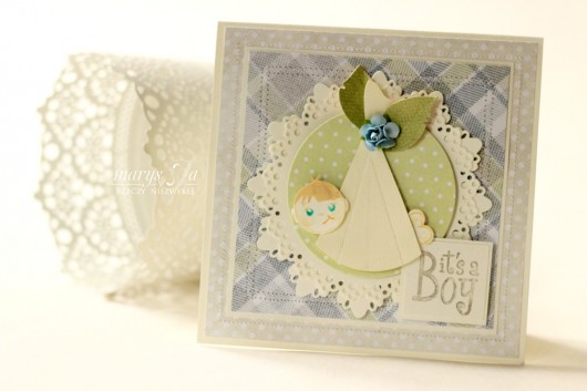 ITS A BOY kartka marysJa