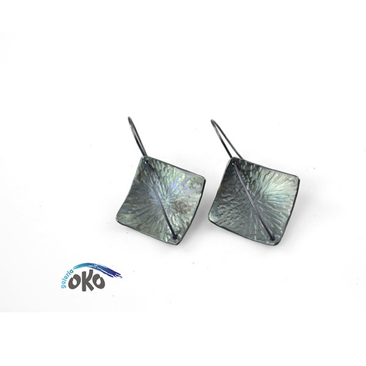 kolczyki - inne Romby z tytanu